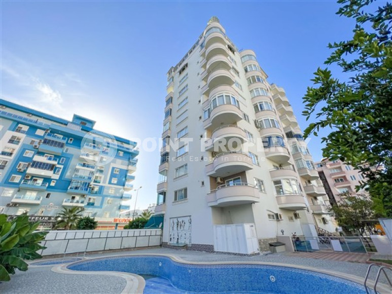 Апартаменты с большими комнатами 2+1 на 7 этаже комплекса на второй линии от моря, Махмутлар, Аланья-id-2981-фото-35