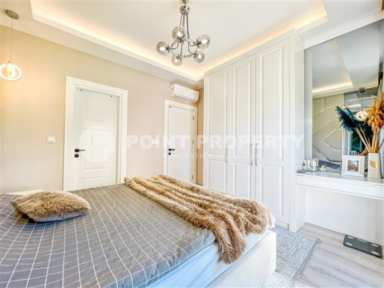 Четырёхкомнатный дуплекс 159 м2 с собственным выходом в сад, верхняя Оба, Аланья-id-2984-фото-15