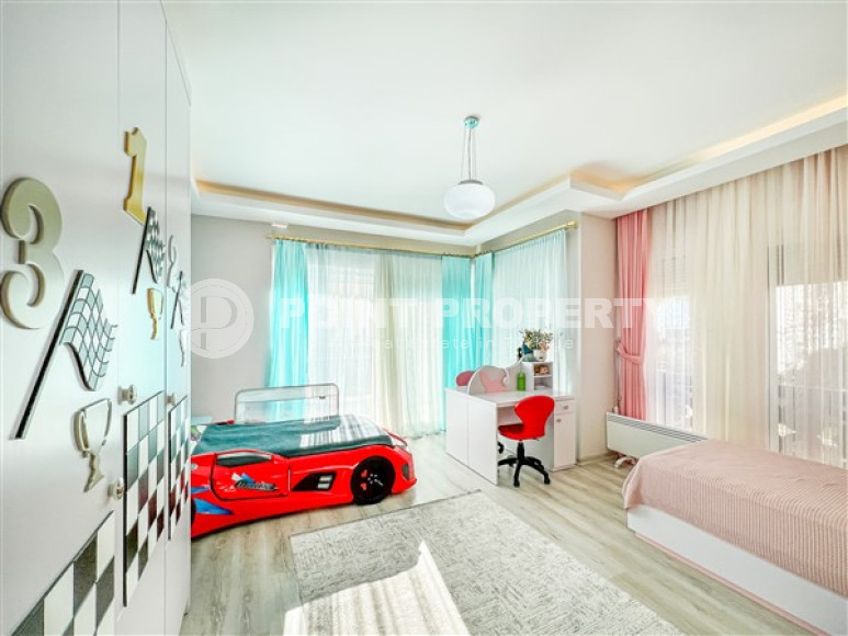 Четырёхкомнатный дуплекс 159 м2 с собственным выходом в сад, верхняя Оба, Аланья-id-2984-фото-20