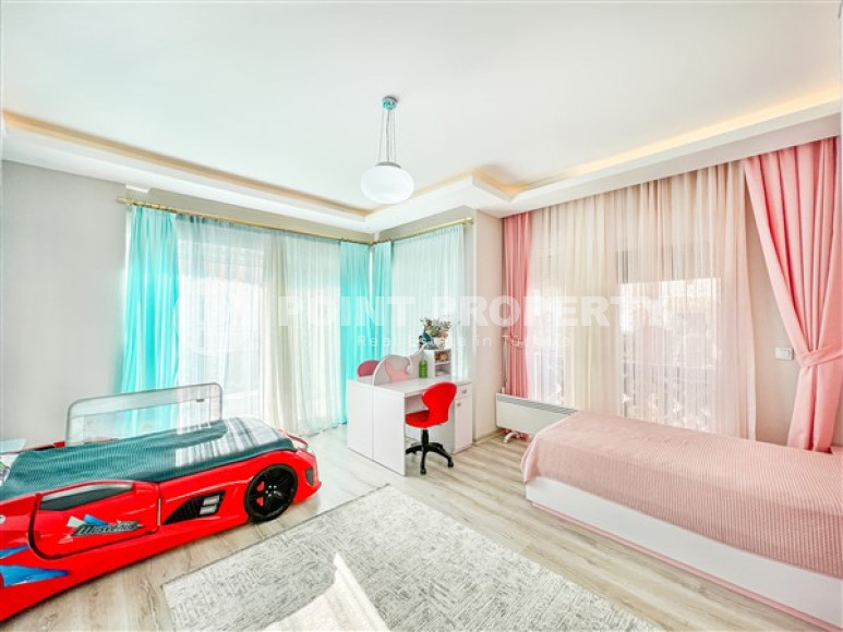 Четырёхкомнатный дуплекс 159 м2 с собственным выходом в сад, верхняя Оба, Аланья-id-2984-фото-21