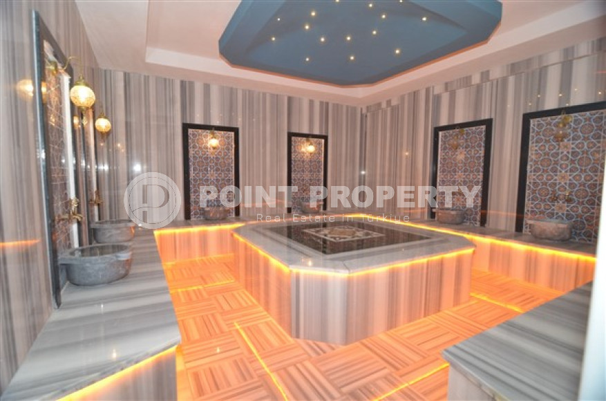 Роскошная двухуровневая квартира 3+1 в доме 2022 года, район нижняя Оба, Аланья-id-2986-фото-3