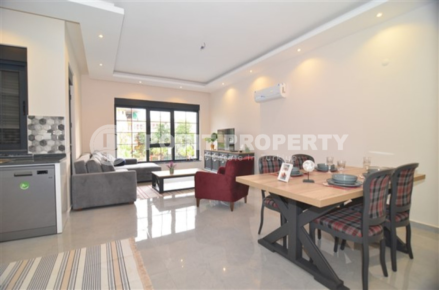 Роскошная двухуровневая квартира 3+1 в доме 2022 года, район нижняя Оба, Аланья-id-2986-фото-5