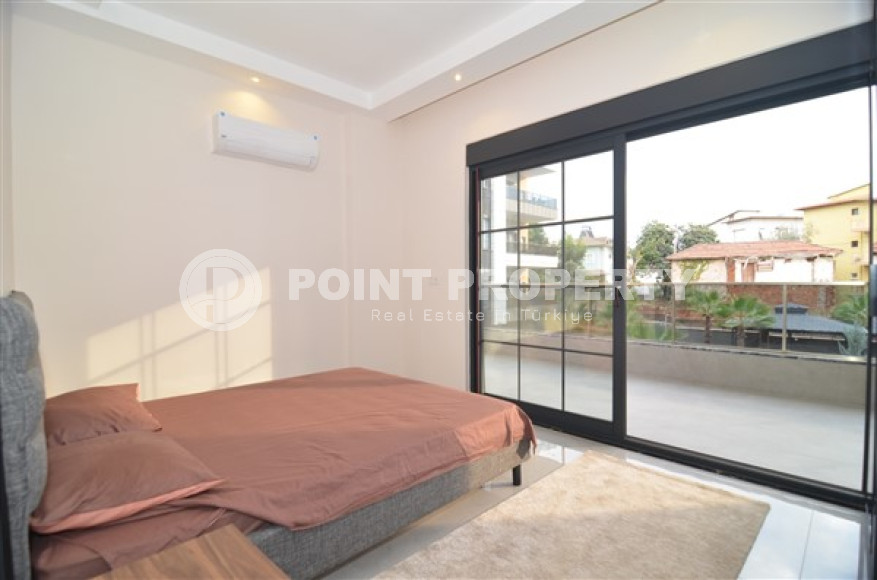 Роскошная двухуровневая квартира 3+1 в доме 2022 года, район нижняя Оба, Аланья-id-2986-фото-11