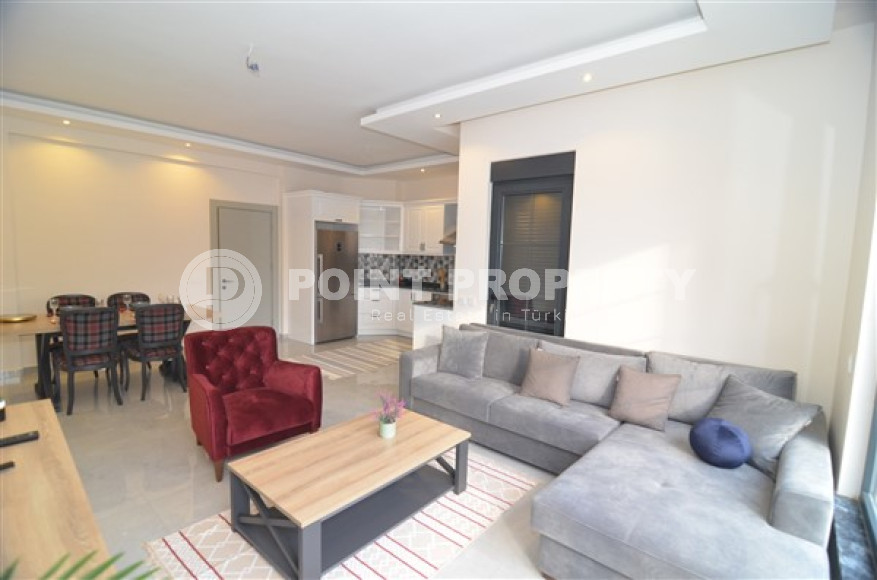 Роскошная двухуровневая квартира 3+1 в доме 2022 года, район нижняя Оба, Аланья-id-2986-фото-13