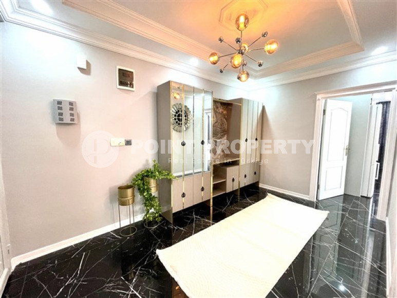 Готовые к проживанию трёхкомнатные апартаменты с двумя спальными комнатами в самом центре Аланьи, площадью 115 м2-id-2988-фото-4