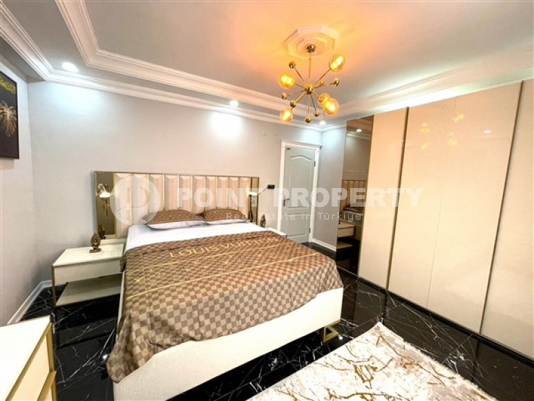 Готовые к проживанию трёхкомнатные апартаменты с двумя спальными комнатами в самом центре Аланьи, площадью 115 м2-id-2988-фото-6