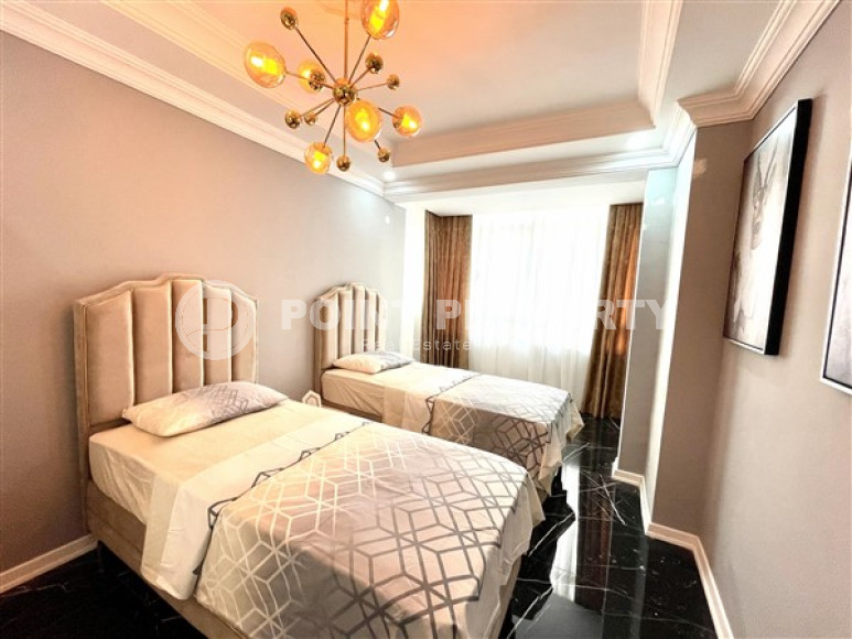 Готовые к проживанию трёхкомнатные апартаменты с двумя спальными комнатами в самом центре Аланьи, площадью 115 м2-id-2988-фото-11