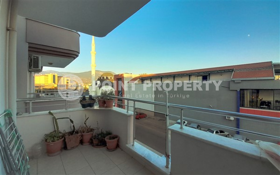 Ухоженная квартира с двумя спальными комнатами и балконами, нижняя Оба, Аланья, 135 м2-id-2992-фото-8