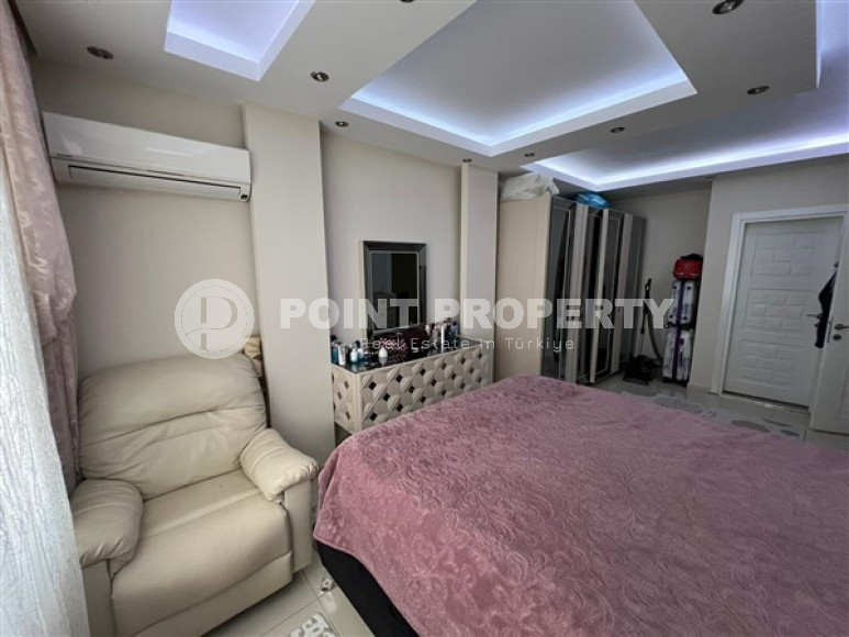 Очаровательные апартаменты 115 м2 в 650 метрах от моря, Тосмур, Аланья, с возможностью получения турецкого гражданства-id-2994-фото-12