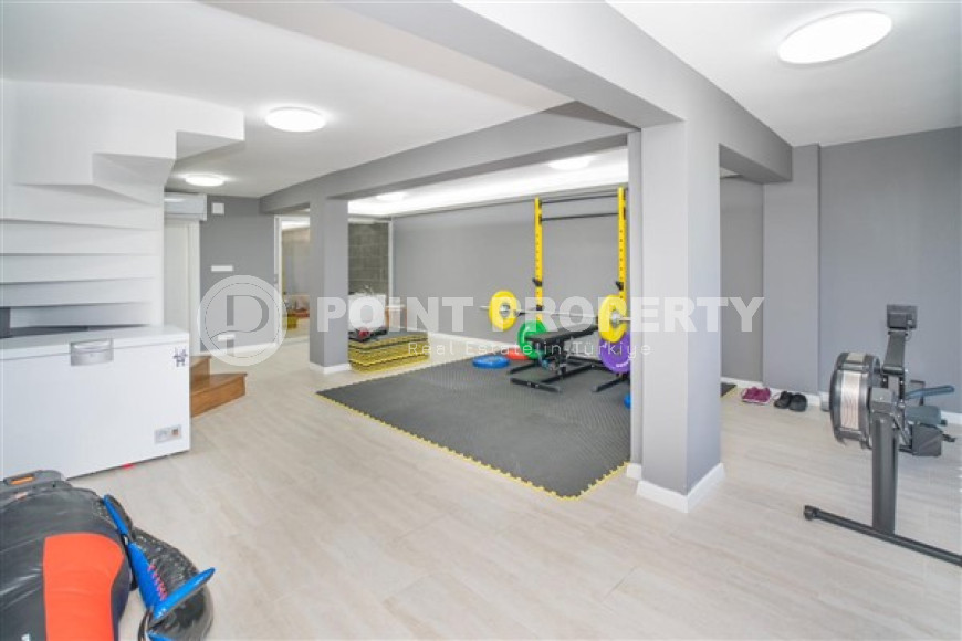 Шикарная триплексная вилла 385 м2 с видом на море, район Демирташ, Аланья-id-2997-фото-28