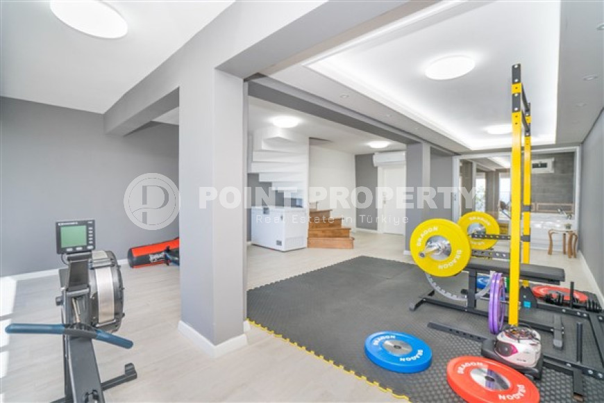 Шикарная триплексная вилла 385 м2 с видом на море, район Демирташ, Аланья-id-2997-фото-35