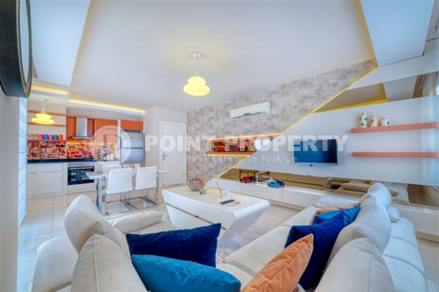 Fantastic three-room apartment of 120 m² with designer renovation, in an elite complex, Mahmutlar-id-2998-photo-8