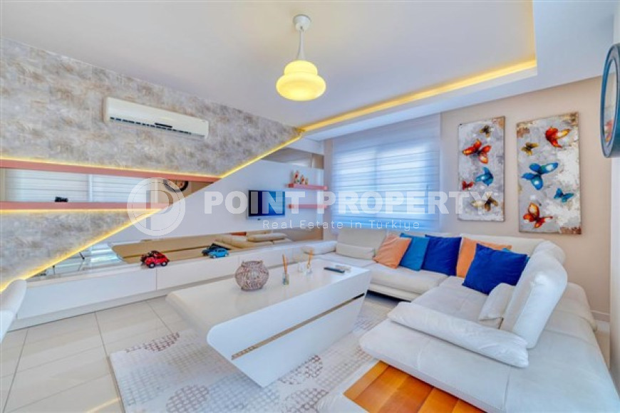 Fantastic three-room apartment of 120 m² with designer renovation, in an elite complex, Mahmutlar-id-2998-photo-10