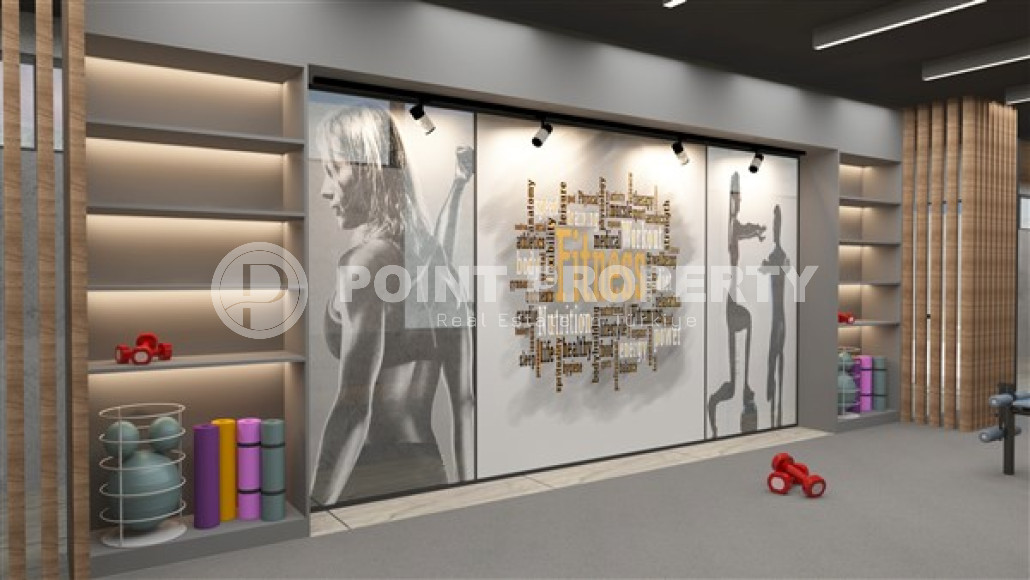 Современная квартира площадью 55 м2, верхняя Оба, Аланья, в комплексе с инфраструктурой 5*-id-3003-фото-5