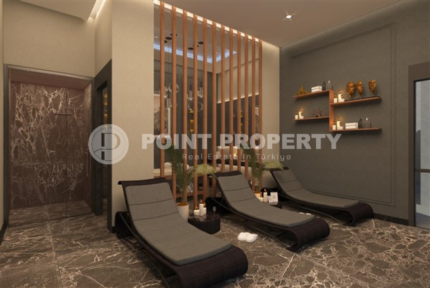 Современная квартира площадью 55 м2, верхняя Оба, Аланья, в комплексе с инфраструктурой 5*-id-3003-фото-8