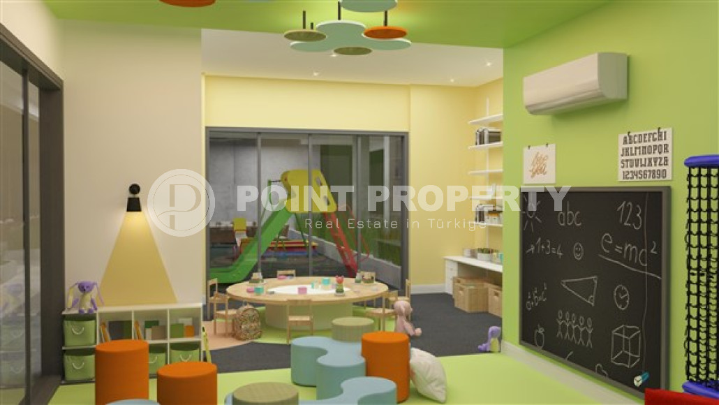 Современная квартира площадью 55 м2, верхняя Оба, Аланья, в комплексе с инфраструктурой 5*-id-3003-фото-10