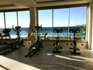 Апартаменты 1+1 на первой линии, с огромным балконом и видом на море, Каргыджак, Аланья-id-3004-фото-2