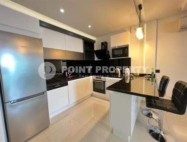 Апартаменты 1+1 на первой линии, с огромным балконом и видом на море, Каргыджак, Аланья-id-3004-фото-3