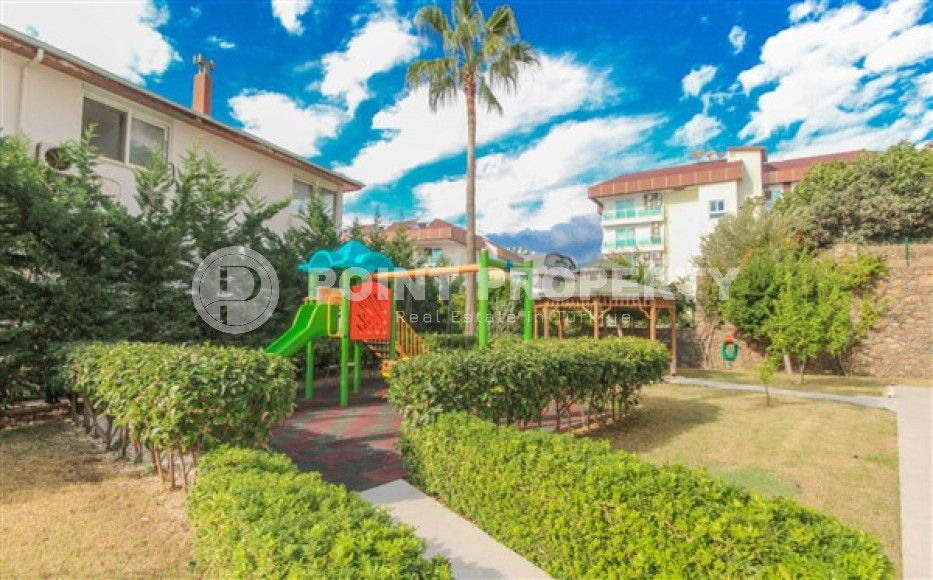 Апартаменты 1+1 на первой линии, с огромным балконом и видом на море, Каргыджак, Аланья-id-3004-фото-9