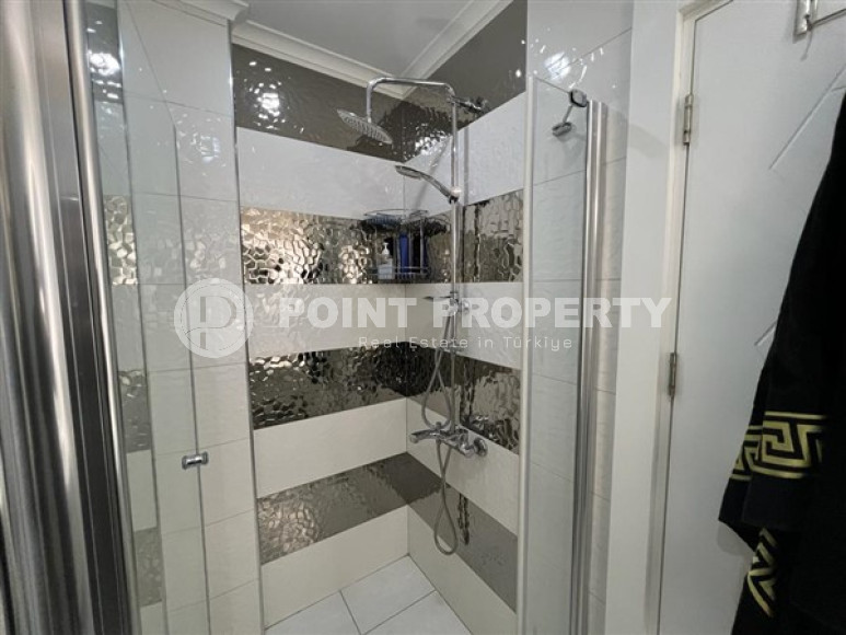 Апартаменты 1+1 на первой линии, с огромным балконом и видом на море, Каргыджак, Аланья-id-3004-фото-18