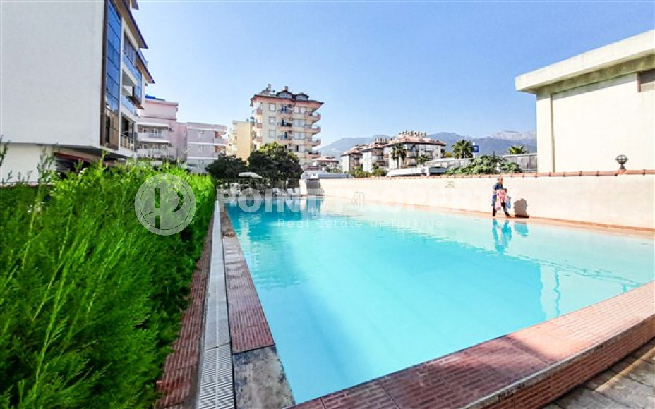 Апартаменты с двумя спальнями и площадью 85 м² под гражданство, в доме с бассейном, Оба, Аланья-id-3005-фото-3