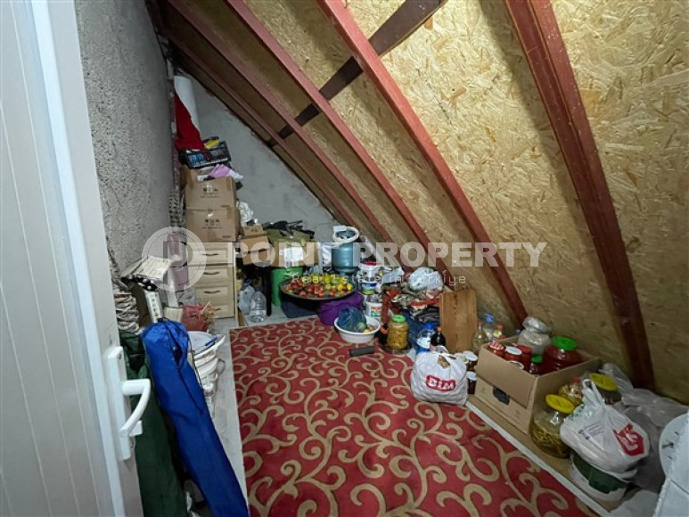 Двухуровневая квартира с собственной террасой и отдельной кухней, в новом доме, Конаклы, Аланья-id-3006-фото-12