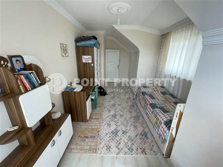 Двухуровневая квартира с собственной террасой и отдельной кухней, в новом доме, Конаклы, Аланья-id-3006-фото-16