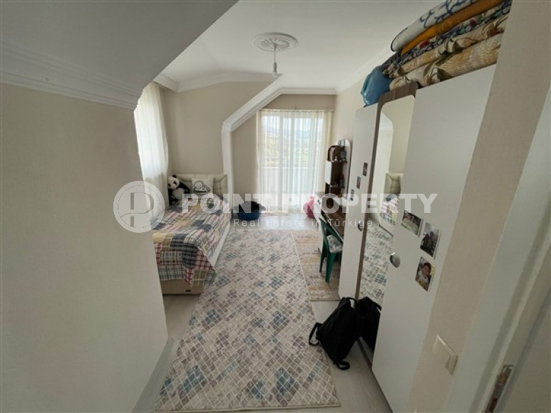 Двухуровневая квартира с собственной террасой и отдельной кухней, в новом доме, Конаклы, Аланья-id-3006-фото-17