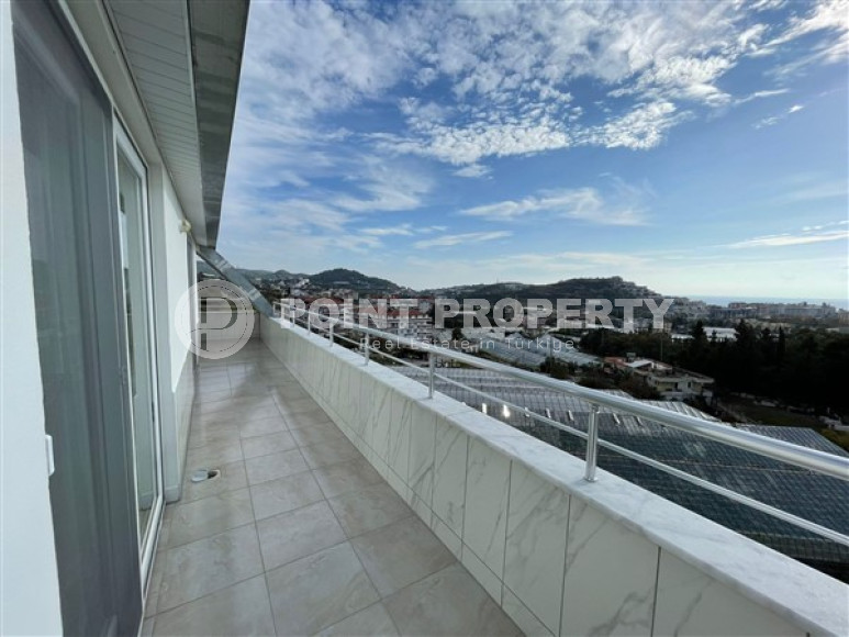 Двухуровневая квартира с собственной террасой и отдельной кухней, в новом доме, Конаклы, Аланья-id-3006-фото-26