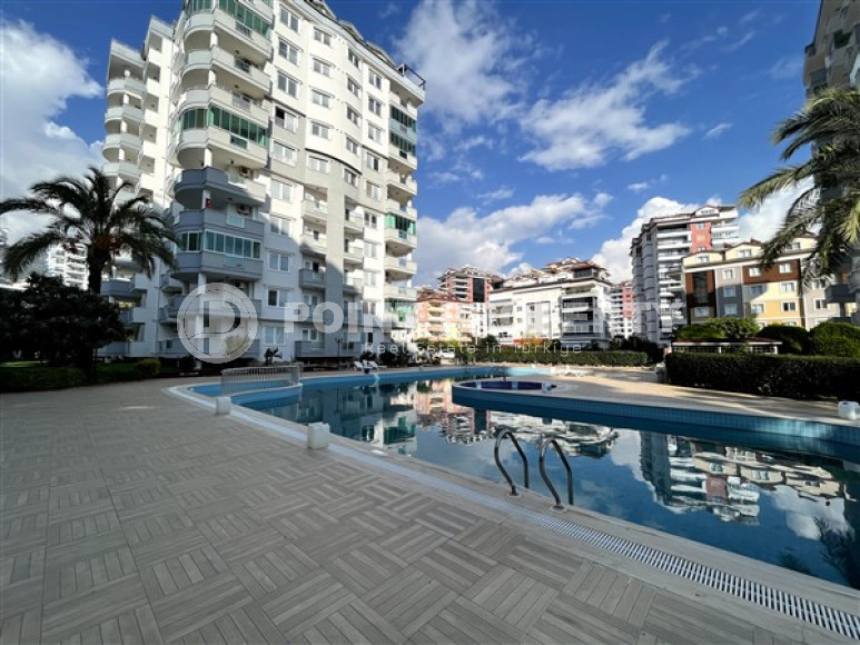 Комфортабельная квартира площадью 120 м2 в районе Джикджилли, Аланья, на 6 этаже комплекса-id-3014-фото-27