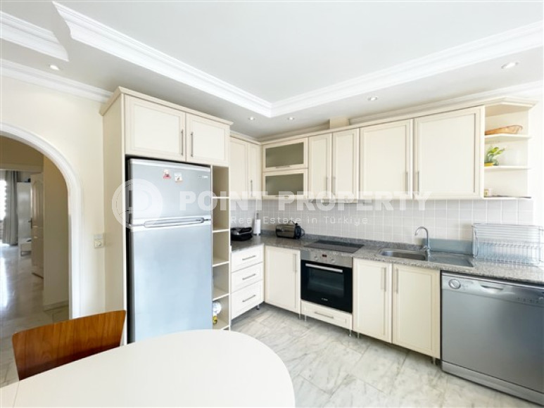 Великолепные апартаменты 110 м2 в 650 метрах от моря, Тосмур, Аланья, с отличной инфраструктурой комплекса-id-3017-фото-3