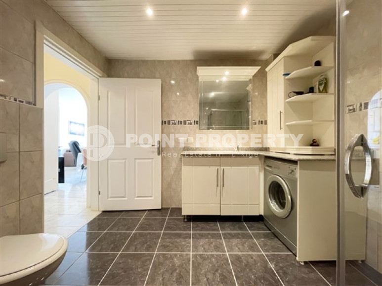 Великолепные апартаменты 110 м2 в 650 метрах от моря, Тосмур, Аланья, с отличной инфраструктурой комплекса-id-3017-фото-16