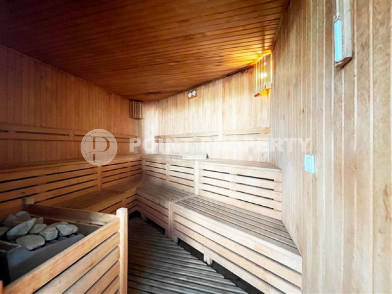 Великолепные апартаменты 110 м2 в 650 метрах от моря, Тосмур, Аланья, с отличной инфраструктурой комплекса-id-3017-фото-38