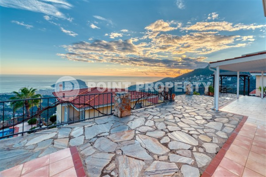 Меблированная частная вилла 4+1, 280м², с собственным бассейном в горном районе Алании Тепе-id-1616-фото-3