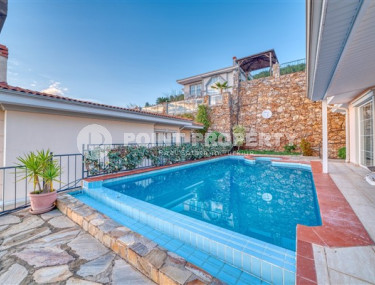 Меблированная частная вилла 4+1, 280м², с собственным бассейном в горном районе Алании Тепе-id-1616-фото-4