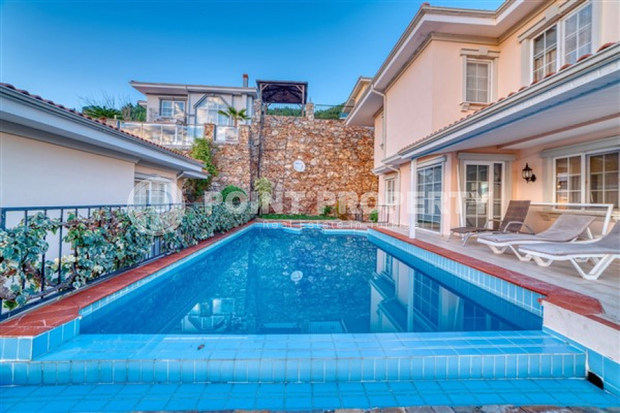 Меблированная частная вилла 4+1, 280м², с собственным бассейном в горном районе Алании Тепе-id-1616-фото-5