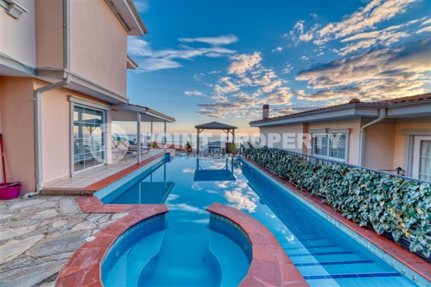 Меблированная частная вилла 4+1, 280м², с собственным бассейном в горном районе Алании Тепе-id-1616-фото-7