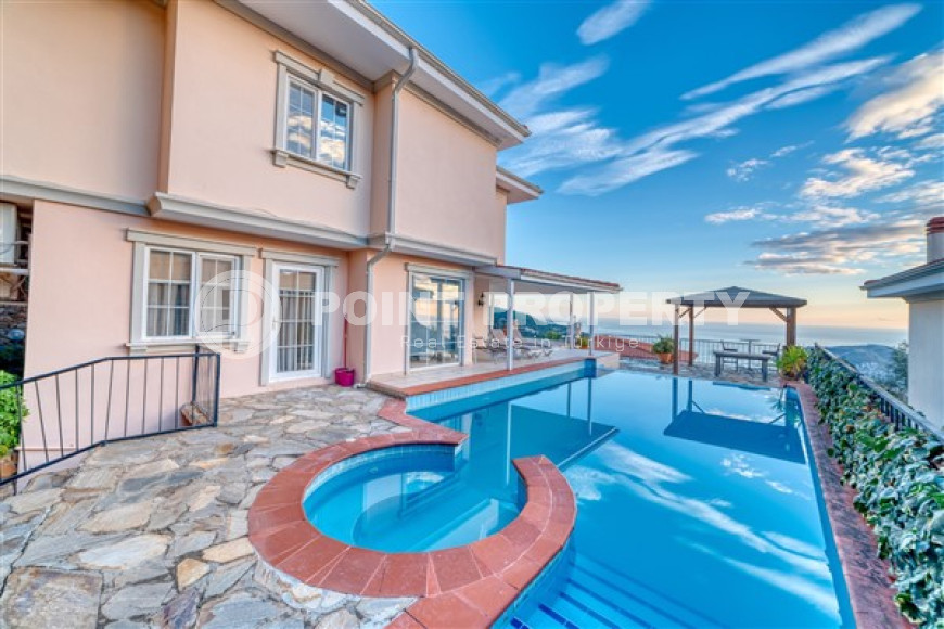 Меблированная частная вилла 4+1, 280м², с собственным бассейном в горном районе Алании Тепе-id-1616-фото-8