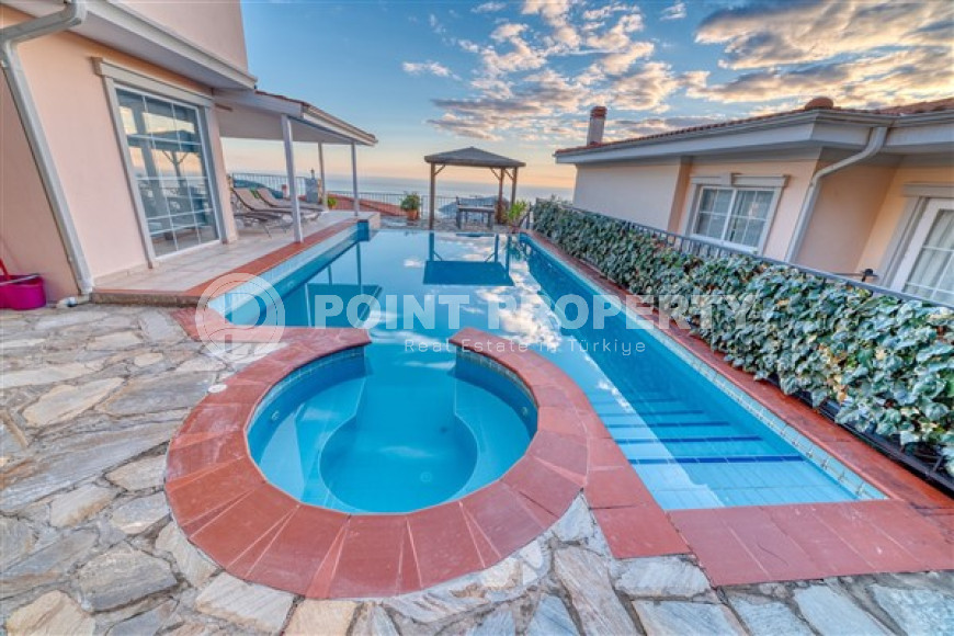 Меблированная частная вилла 4+1, 280м², с собственным бассейном в горном районе Алании Тепе-id-1616-фото-9