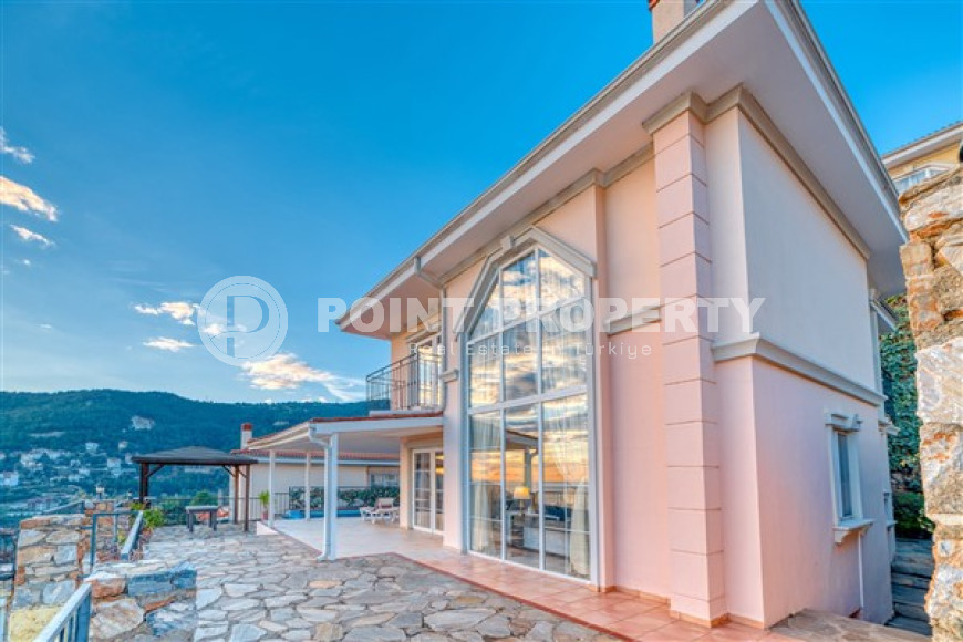 Меблированная частная вилла 4+1, 280м², с собственным бассейном в горном районе Алании Тепе-id-1616-фото-11