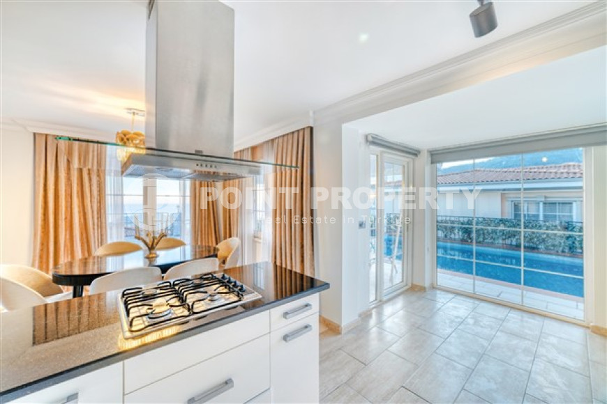 Меблированная частная вилла 4+1, 280м², с собственным бассейном в горном районе Алании Тепе-id-1616-фото-14