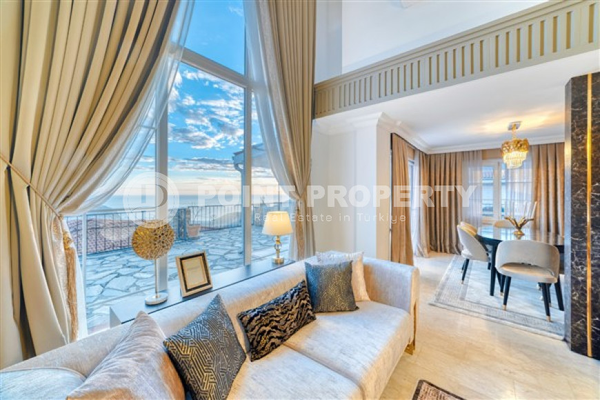 Меблированная частная вилла 4+1, 280м², с собственным бассейном в горном районе Алании Тепе-id-1616-фото-17