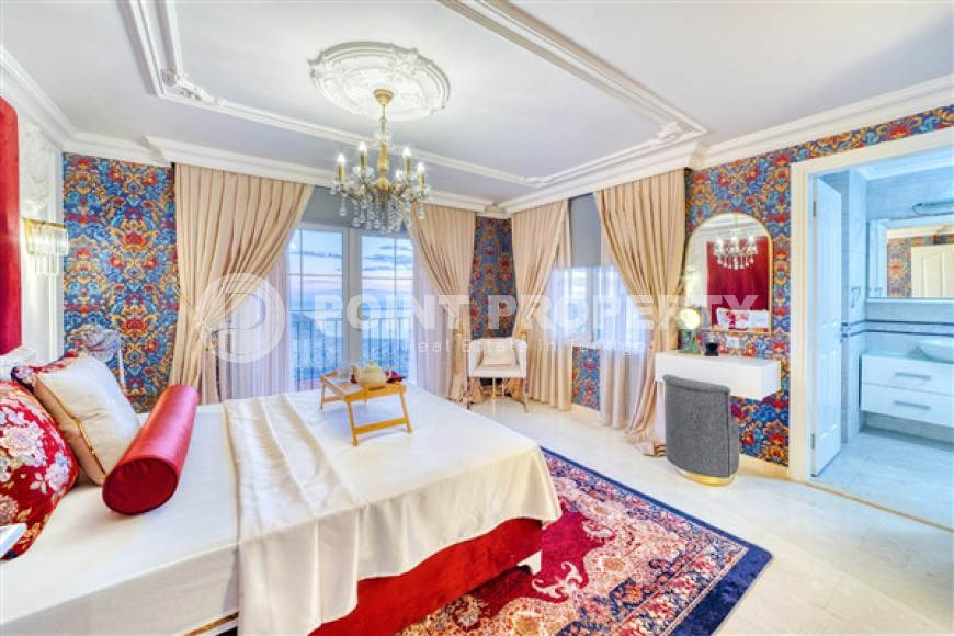 Меблированная частная вилла 4+1, 280м², с собственным бассейном в горном районе Алании Тепе-id-1616-фото-28