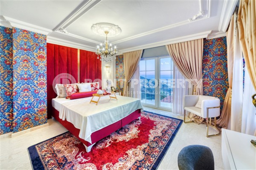 Меблированная частная вилла 4+1, 280м², с собственным бассейном в горном районе Алании Тепе-id-1616-фото-30