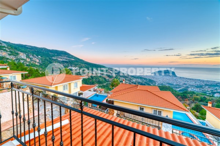 Меблированная частная вилла 4+1, 280м², с собственным бассейном в горном районе Алании Тепе-id-1616-фото-31