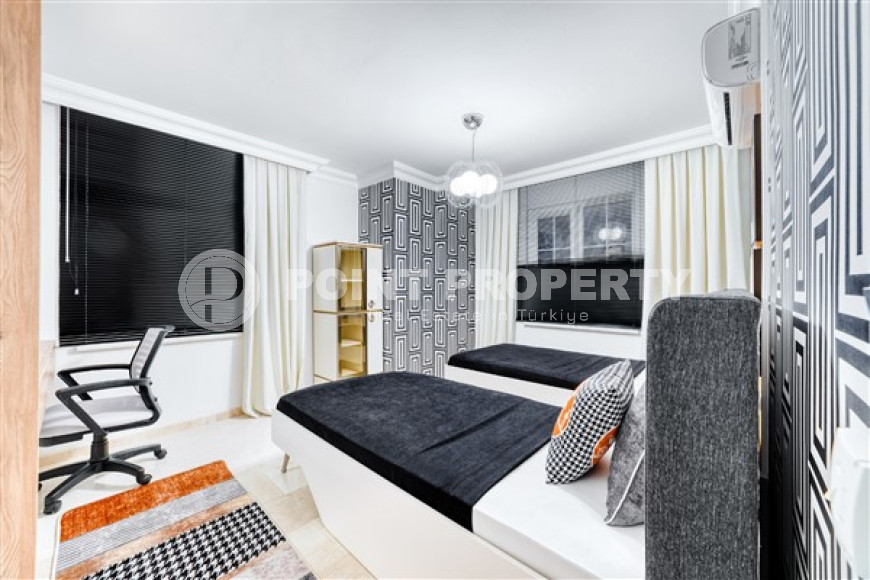 Меблированная частная вилла 4+1, 280м², с собственным бассейном в горном районе Алании Тепе-id-1616-фото-39