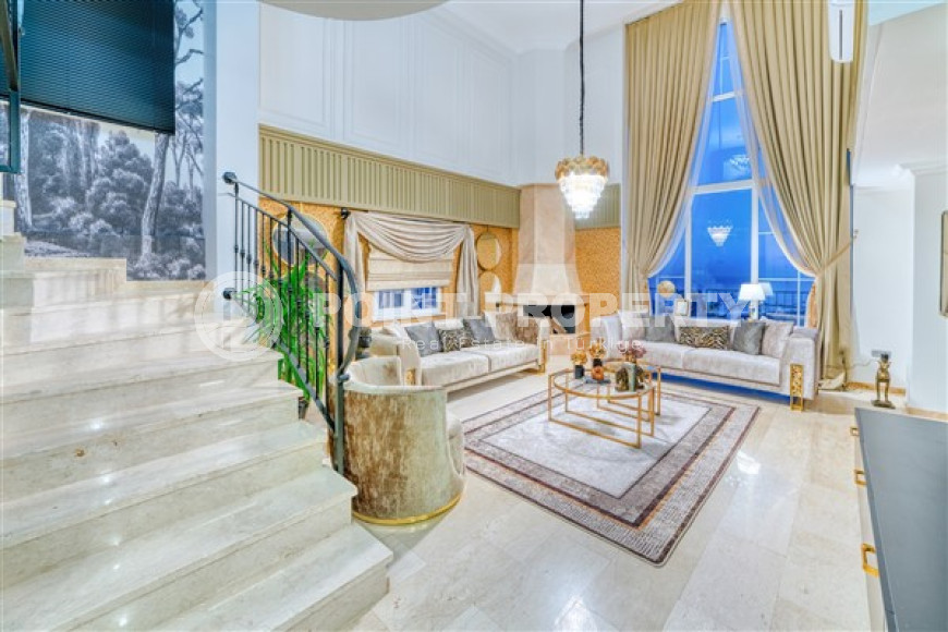 Меблированная частная вилла 4+1, 280м², с собственным бассейном в горном районе Алании Тепе-id-1616-фото-44