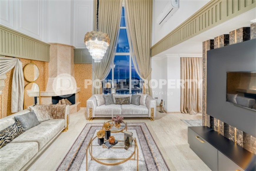 Меблированная частная вилла 4+1, 280м², с собственным бассейном в горном районе Алании Тепе-id-1616-фото-53