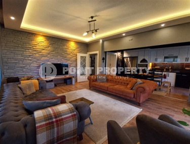 Четырёхкомнатная квартира с роскошным ремонтом и выходом в собственный сад, в районе Хасбахче, центр Аланьи-id-3018-фото-1