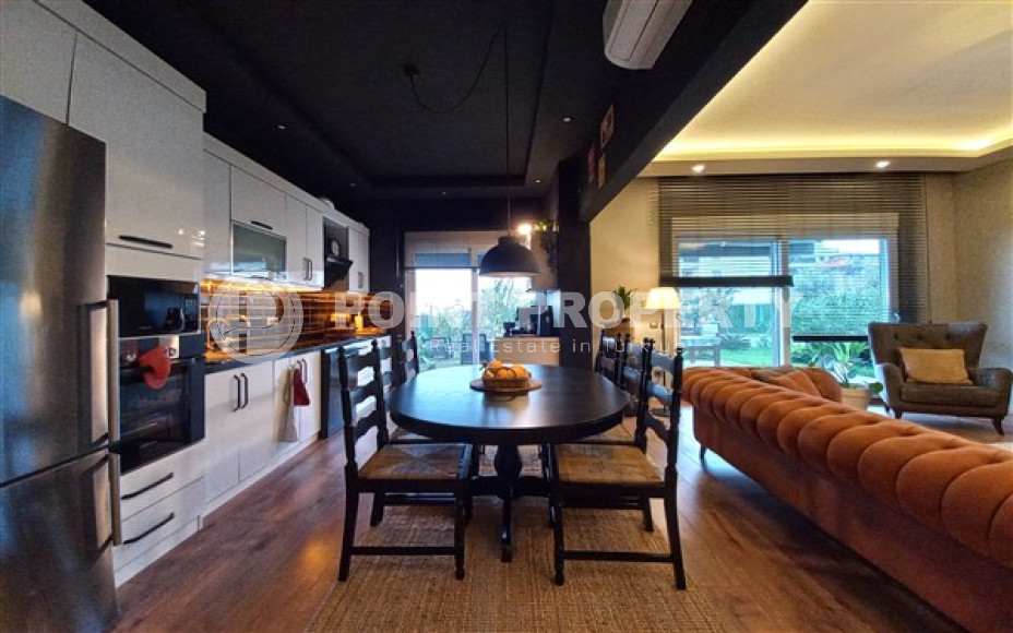 Четырёхкомнатная квартира с роскошным ремонтом и выходом в собственный сад, в районе Хасбахче, центр Аланьи-id-3018-фото-17